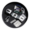 Gillo lampa wisząca czarny 2x40w e27 abażur czarny Candellux 32-10254