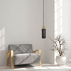 Lampa wisząca pojedyńcza metalowa Tirana 1 czarna 1xE27 Light Prestige LP-945/1P BK