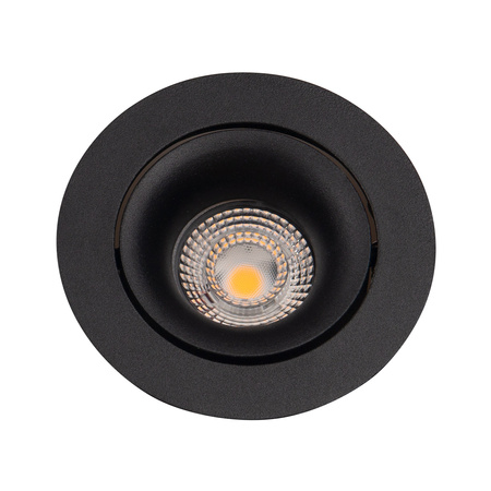 MAXLIGHT H0118 OPRAWA WPUSTOWA BELLATRIX TILTED CZARNA - BEZ MODUŁU ŚWIETLNEGO LED H0112