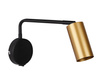 Tina lampa kinkiet czarno złoty 1x15w gu10 Candellux 21-76816