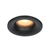 Okrągłe czarne oczko podtynkowe IP44 1xGU10 Barto Italux DL-60327-IP44-BK