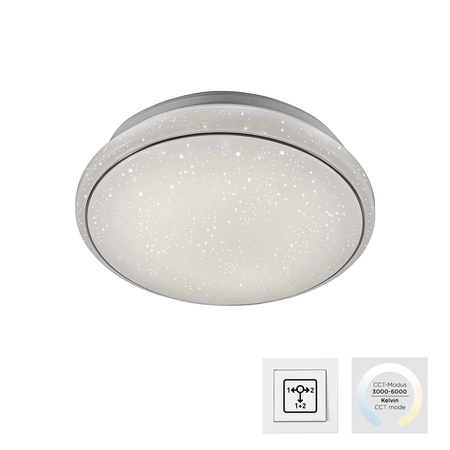 Lampa sufitowa plafon 35cm z możliwością zmiany barwy światła LED JUPITER Just Light 14362-16