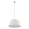 Lampa wisząca stożek z lnu FORMO SABIA LEN 1xE27 Tk Lighting 11317