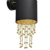 Kinkiet ALMERIA BLACK/GOLD Milagro MLP6438