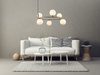 Lampa wisząca AMILY Italux MDM-3974/6 BRO
