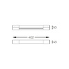 Kinkiet podłużny 40cm PARKS LED 3000K Zuma Line W200526301