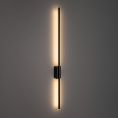 Pionowy kinkiet 108cm w kolorze brązowym podświetlający ściane FLASH NEW BROWN L 1 LED 3000K Tk Lighting 11403