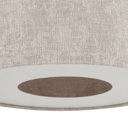 Lampa wisząca z abażurem w szarym kolorze 40cm 1xE27 CEDRO S Nowodvorski 11664