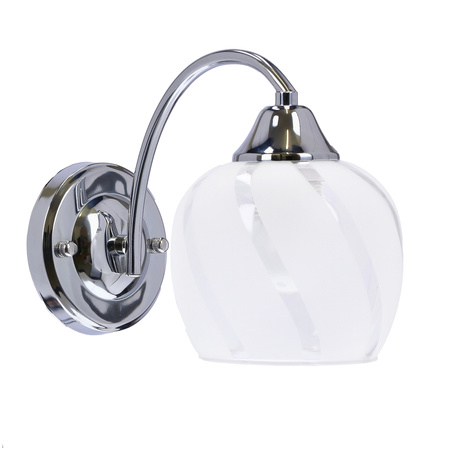 Prego lampa kinkiet chromowy 1x40w e27 klosz bezbarwny Candellux 21-09449