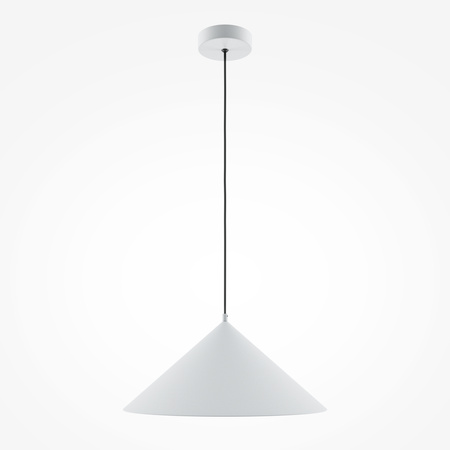 Lampa wisząca biały stożek o średnicy 35cm 1xE27 Basic colors MOD167PL-01W Maytoni
