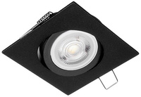 Oczko sufitowe kwadratowe ruchome IP20 Black EKZ329