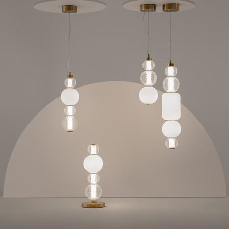 Lampa wisząca szklana LED 3000K Collar P069PL-L17G3K Maytoni