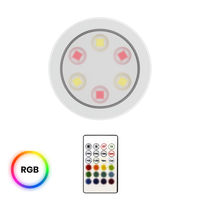 Okrągła lampka podszafkowa ładowana USB z pilotem  Jojo RGB + 3000/6000K Eko-Light EKB1665