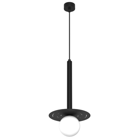 Lampa wisząca czarna pojedyńcza FUTURA 1xG9 Milagro MLP8913