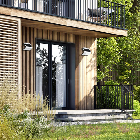 Lampa solarna BUTTERFLY IP65 6,8W Milagro EKO3997 czujnik ruchu