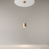 Złota matowa lampa wisząca tuba 8,2cm na żarówkę GX53 Polar P088PL-GX53-MG Maytoni
