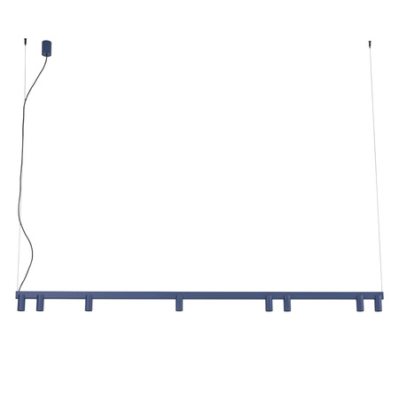 Lampa wisząca podłużna 200cm granatowa z dodatkowym podświetleniem FOURTY LINE LED VIII Nowodvorski 12290