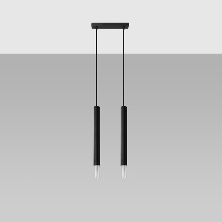 Lampa wisząca WEZYR metal szkło Sollux Lighting SL.0958 SL.0961