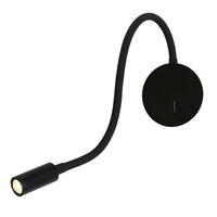 Kinkiet na elastycznym wysięgniku Senise czarny LED 3000K Light Prestige LP-2021/1W BK