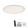 Okrągły biały plafon sufitowy 60cm sterowany pilotem z dodatkowym podświetleniem  EDGING Just Light 14871-16