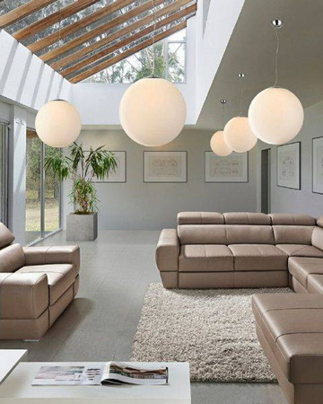 Lampa wisząca WHITE BALL 30cm AZzardo AZ2516