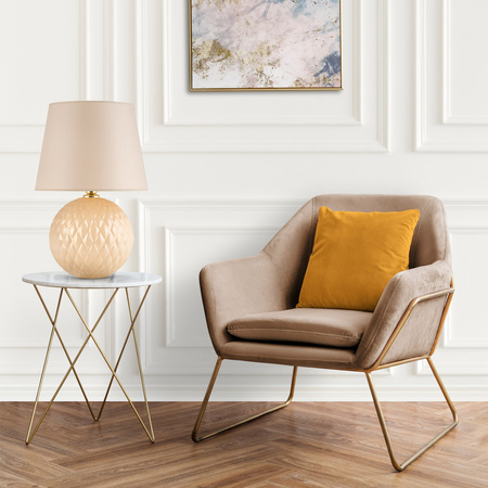 Lampka stołowa SANTANA ECRU TK Lighting 5591