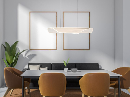 Lampa wisząca CASEL LED w kolorze kawowym Italux PND-57882-32W-3K