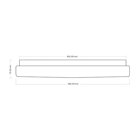 Plafon LED 4000K 48cm Gemi Italux PLF-37482-M-CL