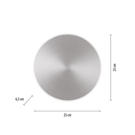 Aluminiowy dekoracyjny bezprzewodowy kinkiet ścienny 25cm ładowany USB AKKU-PUNTUA Paul Neuhaus 8153-95