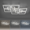 Duża lampa sufitowa połączone kwadraty LED Q-INIGO Paul Neuhaus 6015-55 sterowana pilotem
