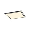 Kwadratowy plafon 45x45 z czarną ramką sterowany pilotem i smartfonem LED EDGING-SMART Just Light Leuchten Direkt 14451-18