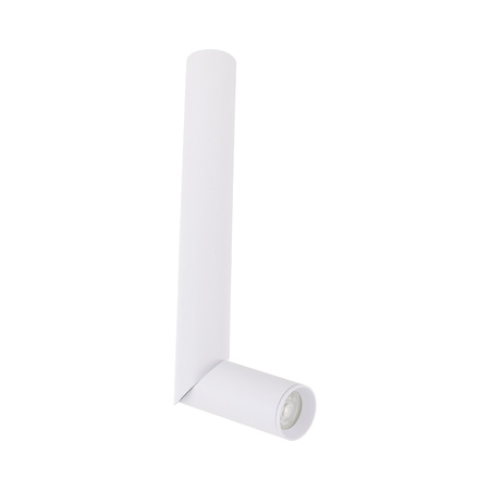Oprawa sufitowa biała długa tuba 36,5cm z ruchomą głowicą ELARIS WHITE M 1xGU10 MINI MR11 Tk Lighting 11254