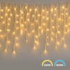 Kurtyna Świąteczna 200LED 5m 2000K + 6000K Flash IP44 Biały Eko-LIght Milagro EKSW2740