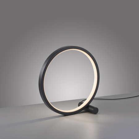 Lampka stołowa okrąg czarny MINI RITUS LED 3000K Just Light 15395-18