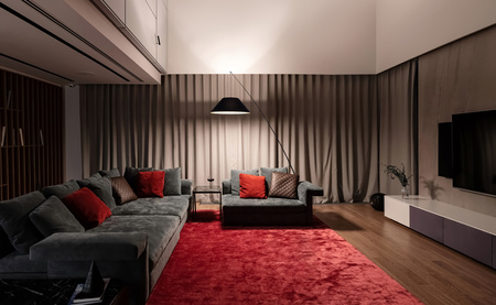 Lampa podłogowa na wysięgniku 1xE27 Campanula Z002FL-01B Maytoni