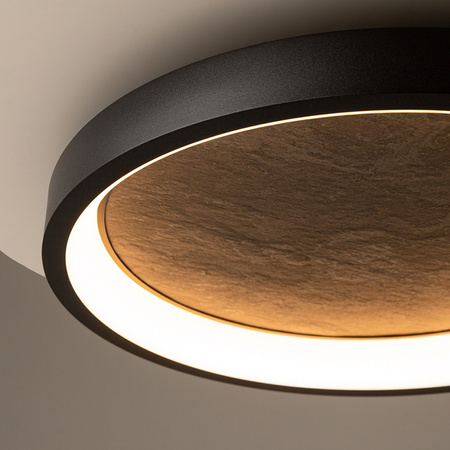 Okragły plafon 40cm z kamiennym motywem LED 3000K Orign MOD311CL-L27B3K Maytoni