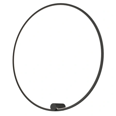 Kinkiet czarna obręcz o średnicy 90cm Ringa L 1xLED WL0116-L-BK Yaskr