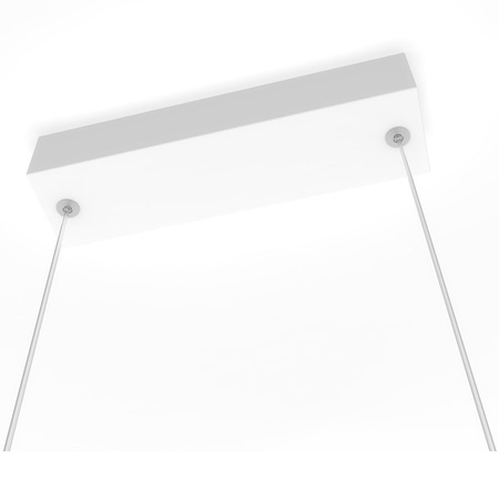 Lampa wisząca pionowy ring 90cm Mirror L biała IP44 LED CCT Light Prestige LP-999/1P L WH CCT