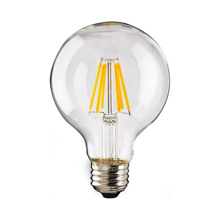 Duża żarówka Filamentowa LED 7W G125 E27 2700K EKO-LIGHT EKZF969
