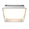 Kwadratowa oprawa wpuszczana 17x17cm LED IP44 do łazienki Okno DL056-24W3-4-6K-W Maytoni