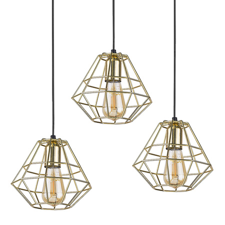 Lampa wisząca DIAMOND III GOLD TK Lighting 4111