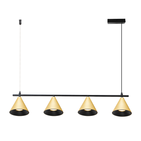 Lampa Wisząca Cone Złoty 4xGU10 Milagro ML1125