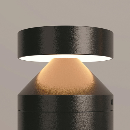 Nowoczesna czarna lampa ogrodowa 80cm LED 3000K Olten O591FL-L12GF3K1 Maytoni