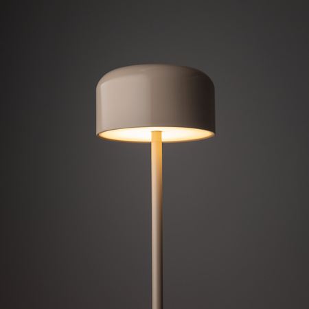 Prosta lampa podłogowa w kolorze beżowym NOA BEIGE LED Tk Lighting 19006