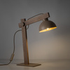 Lampka nocna drewniana z kloszem metalowym OSLO SABIA 1XE27 Tk Lighting 16129