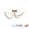 Lampa sufitowa w kolorze Matowy mosiądz z wbudowanym ściemniaczem LED 3000K MARIA Just Light Paul Neuhaus  15403-60