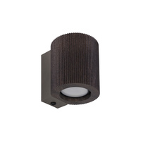 Kinkiet brązowy ryflowany jednokierunkowy EVE CORTE WOOD ORZECH 1xGU10 Tk Lighting 11780