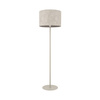 Lampa podłogowa z cylindrycznym abażurem o średnicy 46cm w kolorze jedwabistej szarości 1xE27 CEDRO Nowodvorski 11667