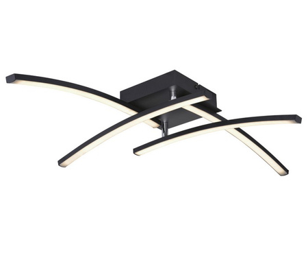 Lampa sufitowa TANSY LED czarna Globo 67129-24