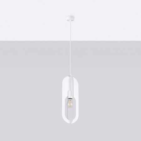 Lampa wisząca NICUS 1 biała Sollux SL.1360